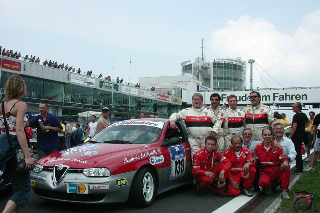 24 Heures du Nürburgring 2003 : ALFA 156 Super Produzione  Scuderia del Portello