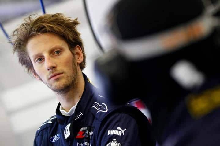 Portrait de Romain Grosjean - photo FIA GT