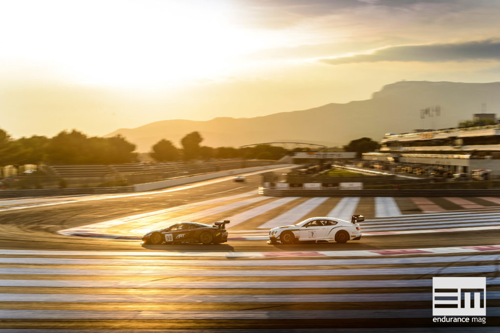Sous le soleil du Ricard, la Continental GT3 est à l'aise !