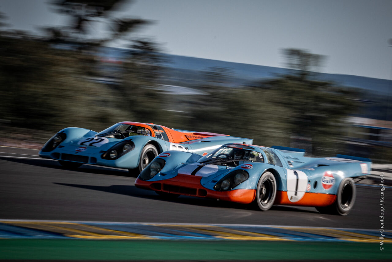 Une parade avec des Porsche 917 a apporté une des touches « classiques » à cette édition 2026 résolument moderne.